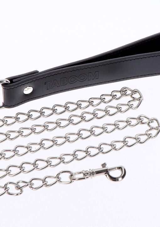 Chain leash black - obrazek 3
