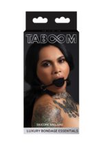 Silicone ball gag black - obrazek 2