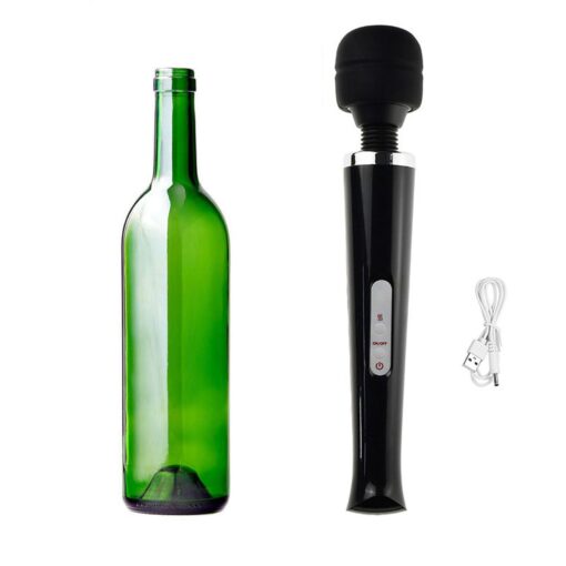 Stymulator-magic massager wand usb black 10 function - obrazek 2