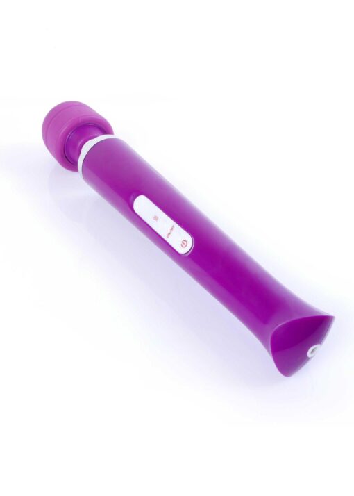 Stymulator-magic massager wand usb purple 10 function - obrazek 5