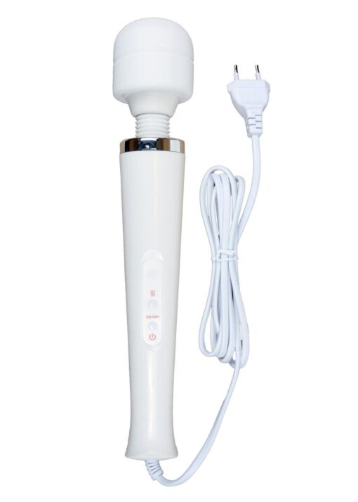 Stymulator-magic massager wand cable 110-240v white 10 function - obrazek 4