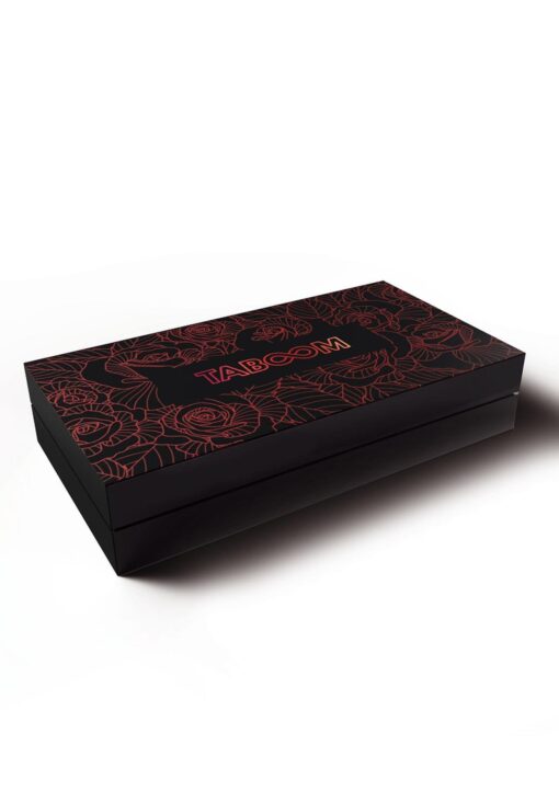 Wild roses wrist cuffs black - obrazek 4