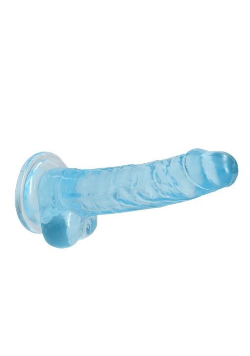 Realistic dildo with balls - 7"/ 19 cm - obrazek 3