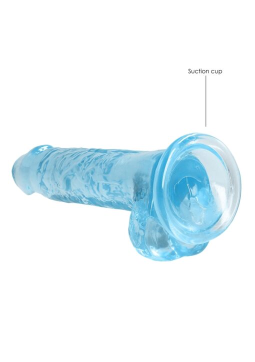 Realistic dildo with balls - 7"/ 19 cm - obrazek 5