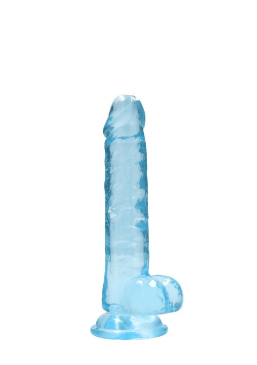 Realistic dildo with balls - 7"/ 19 cm - obrazek 6