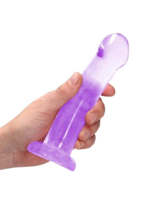 Non realistic dildo with suction cup - 6,7"/ 17 cm - obrazek 3