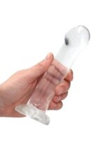 Non realistic dildo with suction cup - 6,7"/ 17 cm - obrazek 3