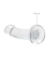 Non realistic dildo with suction cup - 6,7"/ 17 cm - obrazek 4