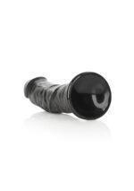 Curved realistic dildo with suction cup - 9"/ 23 cm - obrazek 6