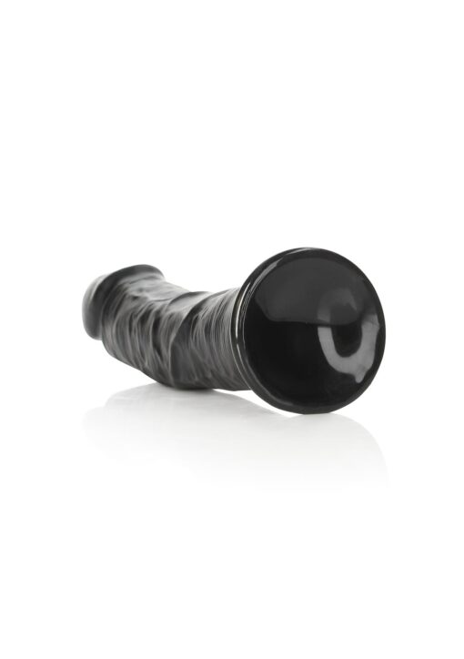 Curved realistic dildo with suction cup - 9"/ 23 cm - obrazek 6