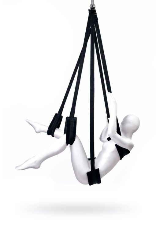 Anonymo sex swing, velour, black - obrazek 3