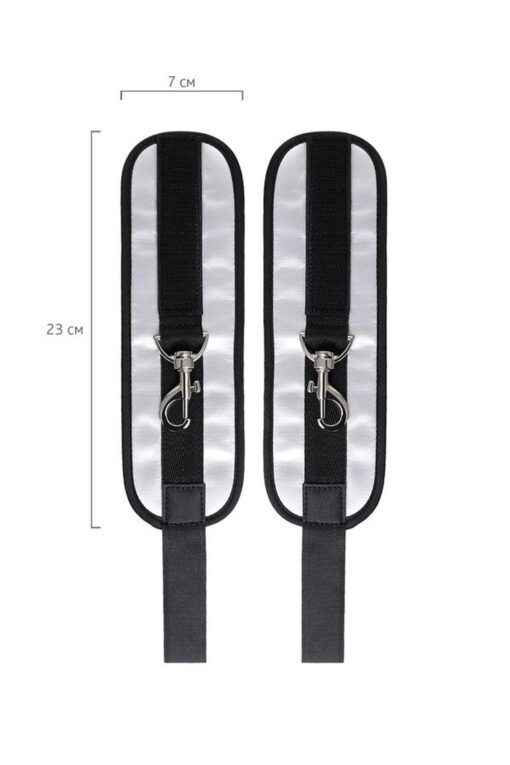 Anonymo hand clamps, polyester, silver, 23 cm - obrazek 5