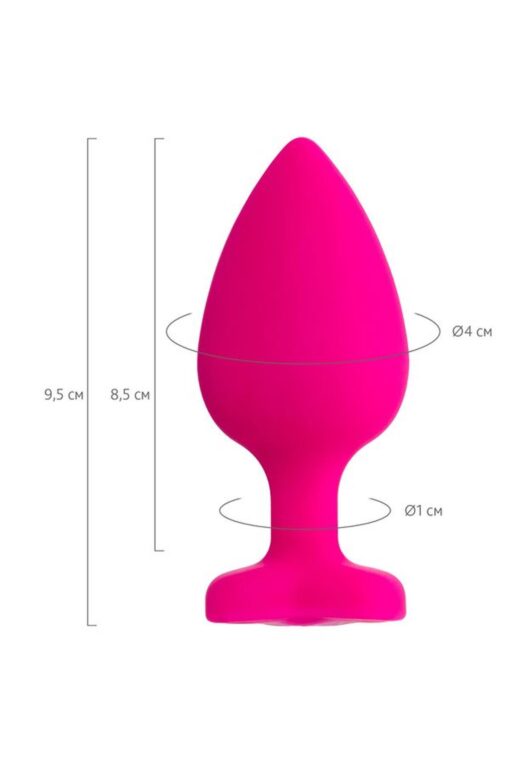 Anal plug diamond heart - obrazek 8