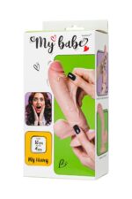Dildo my babe by realstick my honey, flesh,tpe, 18cm - obrazek 11
