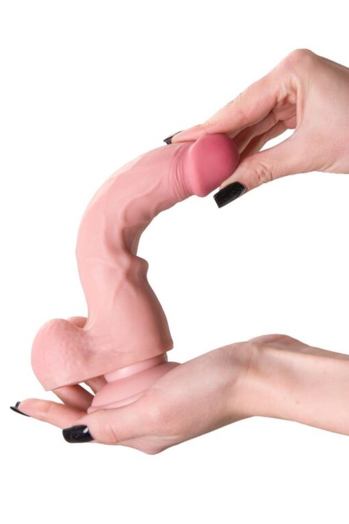 Dildo my babe by realstick my pretty, flesh,tpe, 20cm - obrazek 10