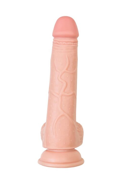My babe my darling realistic dildo, tpe, nude, 22 cm - obrazek 3