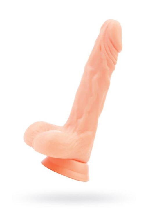 A-toys, realistic dildo, tpe, flesh, 14 cm - obrazek 2