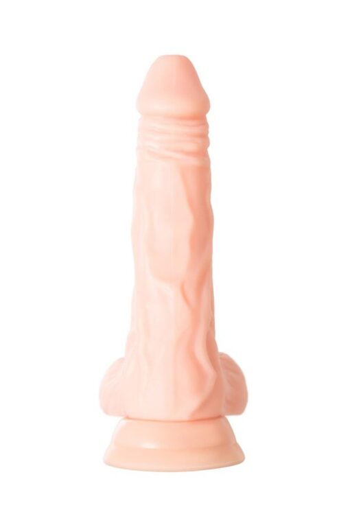 A-toys, realistic dildo, tpe, flesh, 14 cm - obrazek 4