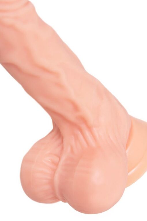 A-toys, realistic dildo, tpe, flesh, 14 cm - obrazek 10