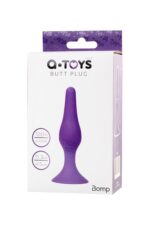 A-toys, anal plug, silicone, purple, 11,3 cm - obrazek 7