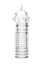 A-toys, penis sleeve, tpr, transparent, 15.3 cm - obrazek 2