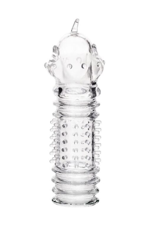 A-toys, penis sleeve, tpr, transparent, 15.3 cm - obrazek 2