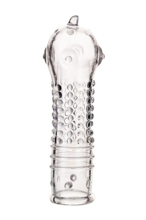 A-toys, penis sleeve, tpr, transparent, 14.7 cm - obrazek 2