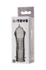 A-toys, penis sleeve, tpr, transparent, 14.7 cm - obrazek 3
