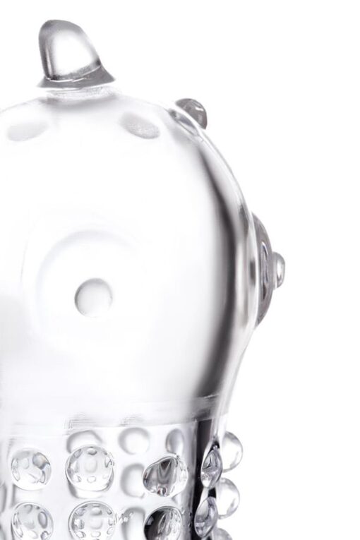 A-toys, penis sleeve, tpr, transparent, 14.7 cm - obrazek 7