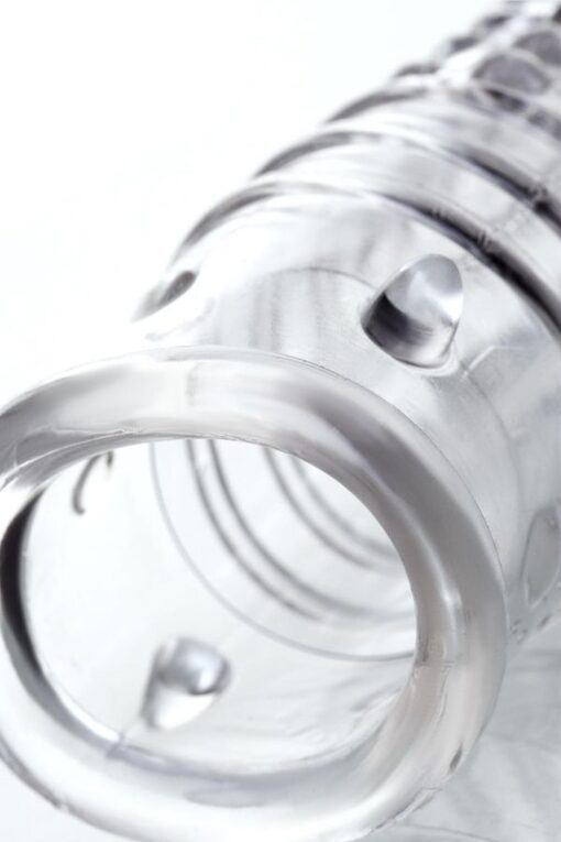 A-toys, penis sleeve, tpr, transparent, 14.7 cm - obrazek 8