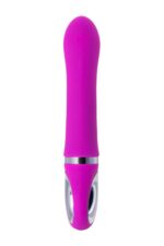 Jos joly, vibrator with clitoral stimulator with wow mode, silicone, fuchsia, 19.6 cm - obrazek 5