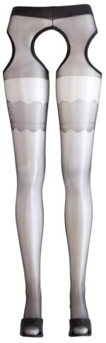 Tights with garter m - obrazek 6