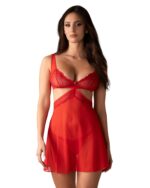 Obsessive Cupide Desir babydoll i stringi L/XL - obrazek 3