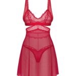 Obsessive Cupide Desir babydoll i stringi S/M
