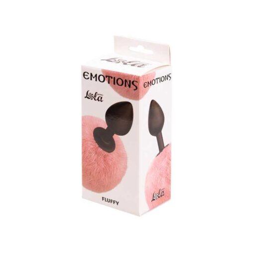 Anal plug emotions fluffy pink - obrazek 2