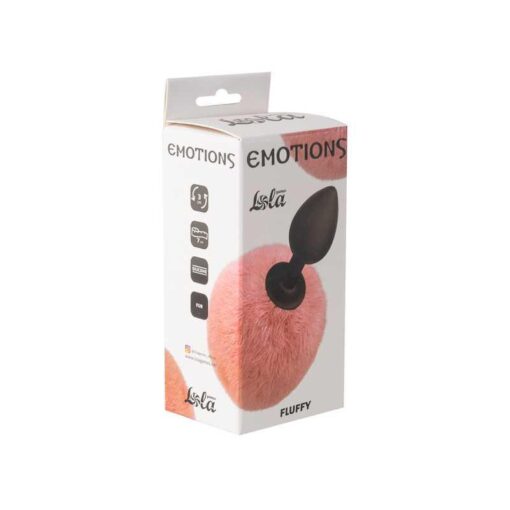 Anal plug emotions fluffy pink - obrazek 3