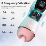 Masturbator-vibration 8 vibration modes + interactive function - obrazek 4