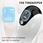 Masturbator-vibration 8 vibration modes + interactive function - obrazek 9