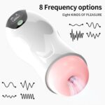 Masturbator-vibration 8 vibration modes + interactive function - obrazek 12