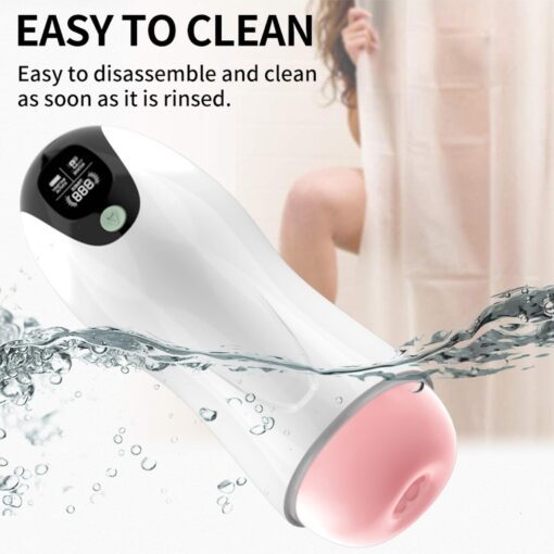 Masturbator-vibration 8 vibration modes + interactive function - obrazek 15