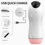 Masturbator-vibration 8 vibration modes + interactive function - obrazek 16