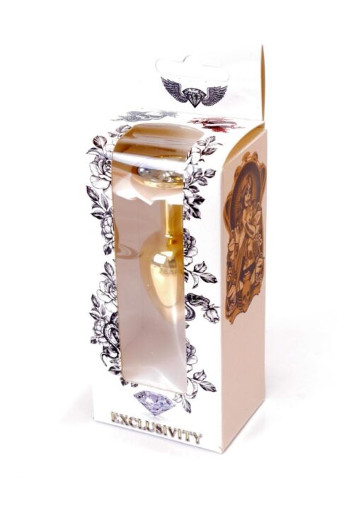 Plug-jewellery gold plug- clear - obrazek 9