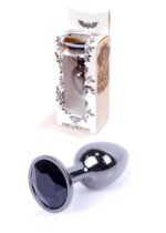 Plug-jewellery dark silver plug- black - obrazek 8