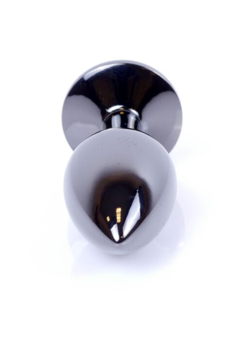 Plug-jewellery dark silver plug- black - obrazek 3