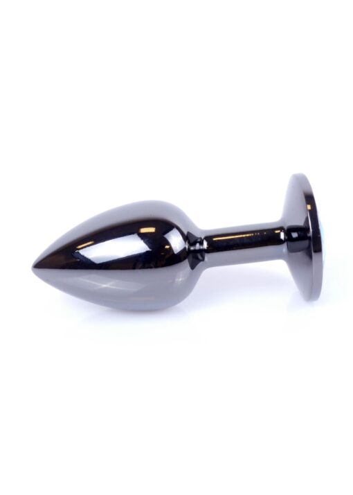 Plug-jewellery dark silver plug- black - obrazek 4