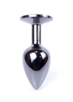 Plug-jewellery dark silver plug- black - obrazek 5