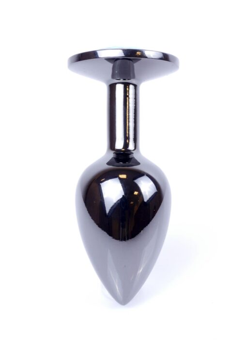 Plug-jewellery dark silver plug- black - obrazek 5