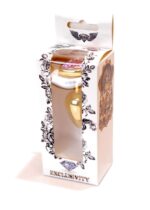 Plug-jewellery gold  heart plug- rose - obrazek 9