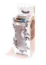 Plug-jewellery silver  heart plug- light blue - obrazek 9