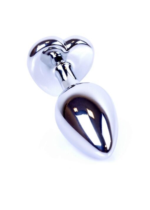 Plug-jewellery silver  heart plug- dark blue - obrazek 5